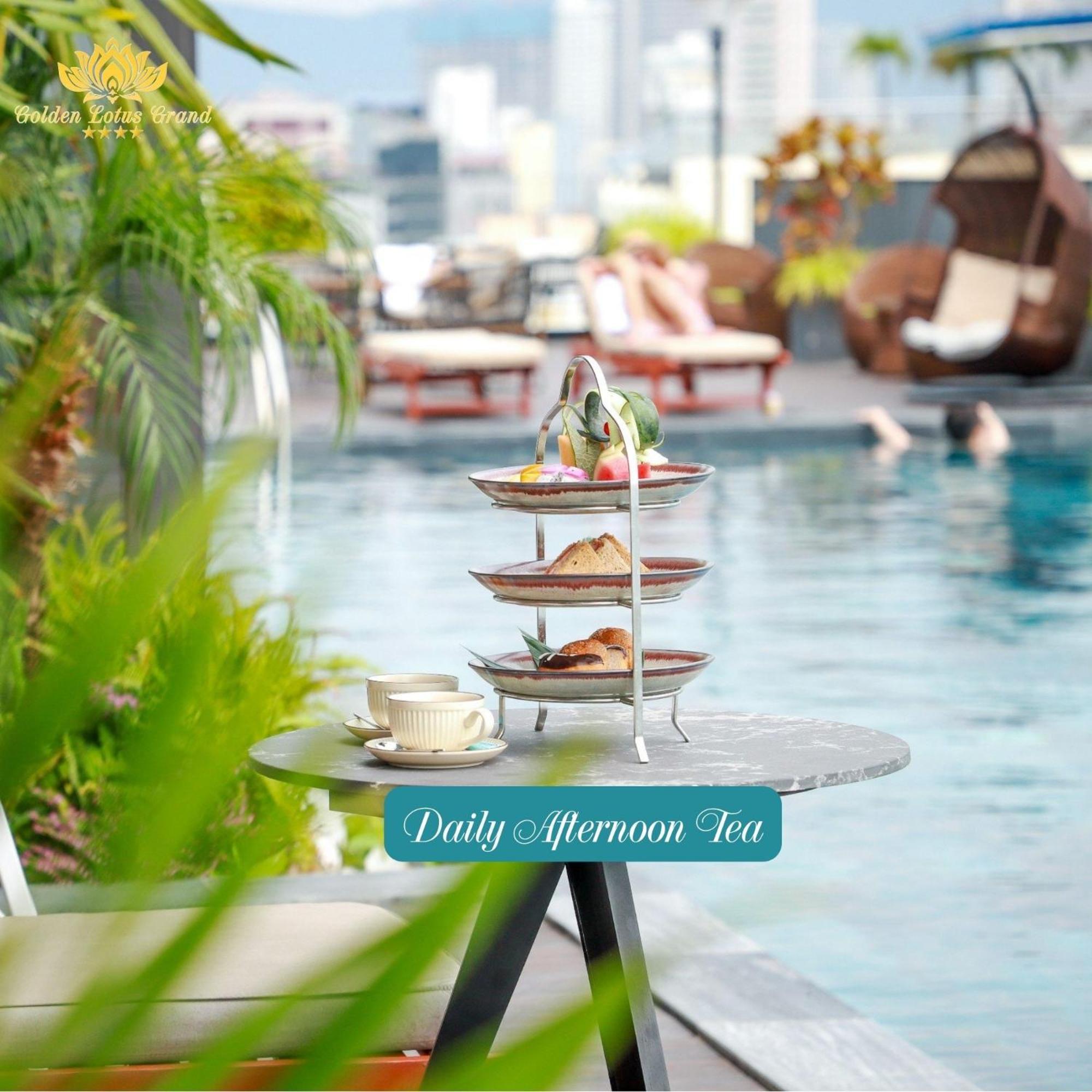 Golden Lotus Grand Da Nang - Panoramic Rooftop Bar & Daily Afternoon Tea Exterior photo